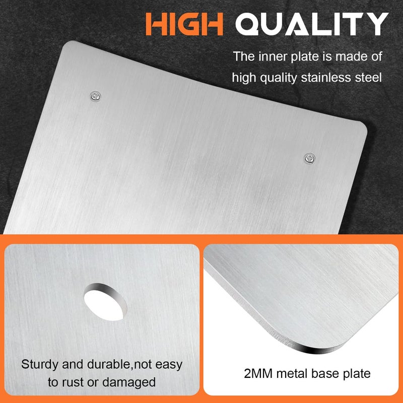 AUFER 2MM Thick Laser Cut Trunk Inner Base Reinforcement Metal Mounting Plate Compatible with for 2014-up Touring Road King Road Glide Street Glide Electra Glide Rushmore Razor Chopped King Tour Pack - Image 4